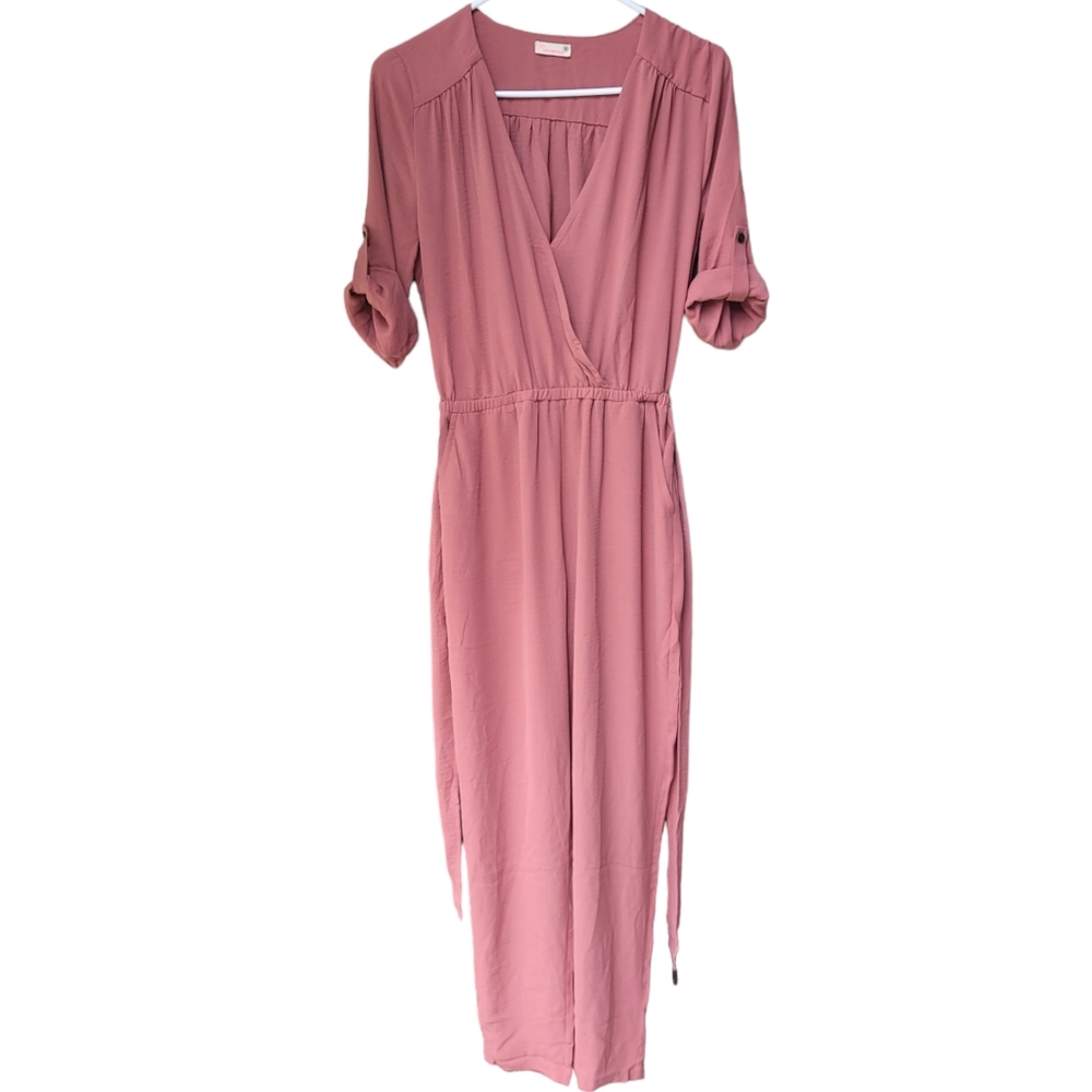 Anthropolgie Maronie V-Neck Jumpsuit Size S - Picture 1 of 14